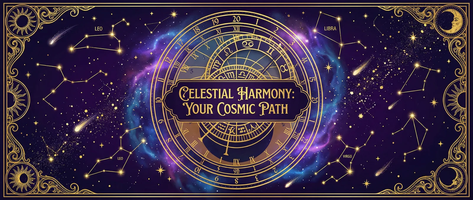 星空占星塔罗风主视觉 - 星象彩运占星馆 - 河内五分彩